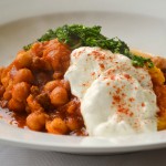 Pierre’s Roasted Pumpkin with Braised Chickpeas