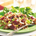 Kasha and Beet Salad with Celery and Feta